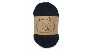 Пряжа Wool Sea Mink Silk 2 (черный)