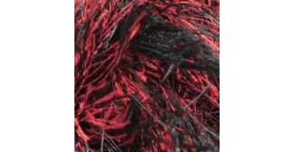 Пряжа Alize Decofur 1381 (черный-красный)