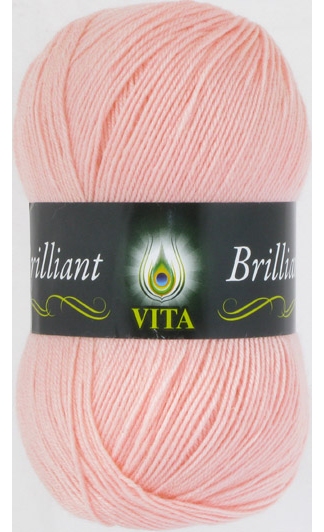 Пряжа Вита Бриллиант 5109 (Нежно розовый)