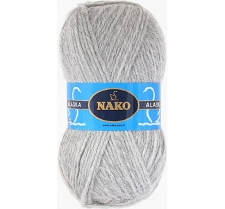 Пряжа Nako Alaska 7117 (св.серый)