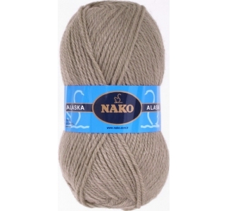 Пряжа Nako Alaska 7115 (серо-бежевый)