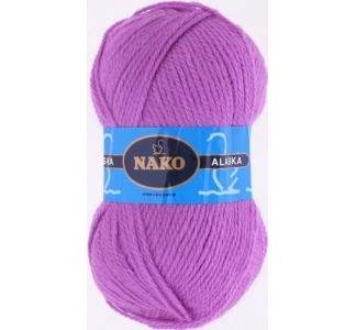 Пряжа Nako Alaska 7109 (яр.цикламен)