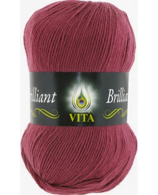 Пряжа Вита Бриллиант 5114 (Розовый виноград)