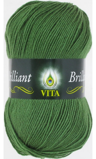 Пряжа Вита Бриллиант 5111 (Зеленый)