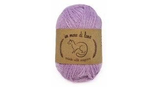 Пряжа Wool Sea Mink Silk 389 (светлая фиалка)